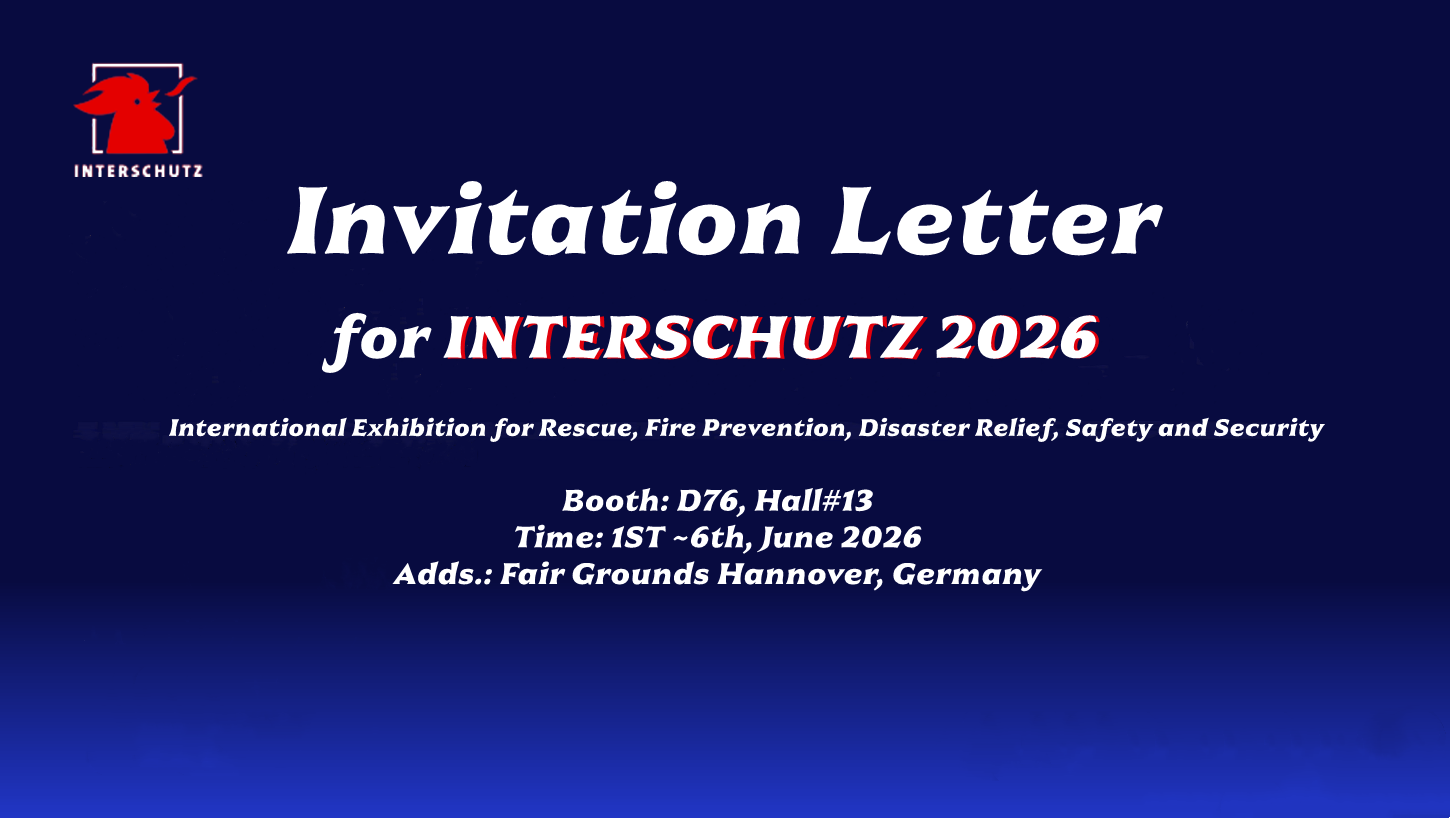 Hanover ရှိ INTERSCHUTZ 2026 တွင် ကျွန်ုပ်တို့၏ Booth သို့ လာရောက်လည်ပတ်ရန် နွေးထွေးစွာ ဖိတ်ကြားအပ်ပါသည်။